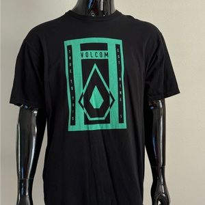 Volcom t-shirt - Black and Green